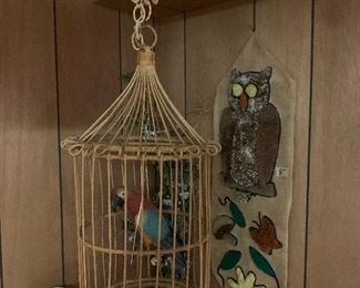 Birdcage with Parrot 