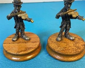 Hobo Band Collection. 2 Ron Lee Hobo Band Collection figurines.