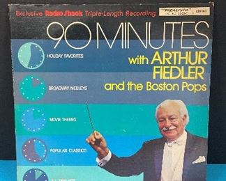 LP Record set of 4 Albums by Arthur Fiedler and the Boston Pops
