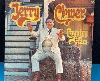 LP Records Jerry Clower - set of six albums to include Country Ham, From Yazoo City - Mississippi Talkin, Presents: The Ledbetter Olympics, Live in Picayune, Clower Power, and Mouth of Mississippi.