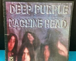 LP Record Deep Purple Machine Head. LP Record Deep Purple - Machine Head with cover, paper sleeve and separate lyrics sheet