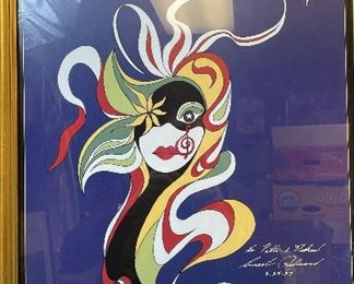 Piccolo Spoleto Signed Painting. Signed painting by Earnest Relmond for the Piccolo Spoleto festival in Charleston, SC May 23, 1997.