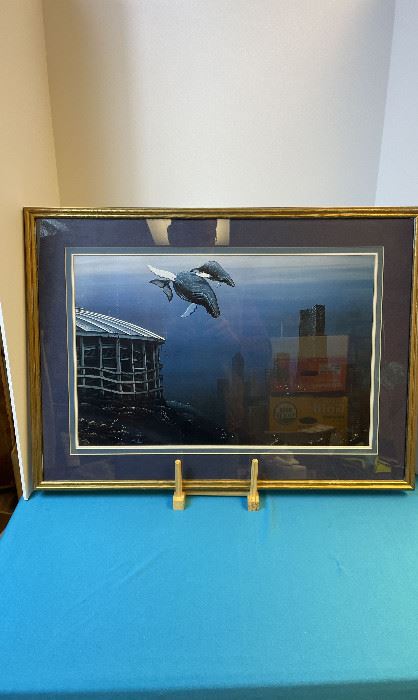 "Save the Humans". Artist- Tim Wistrom, Many people don't know his name, but they know his paintings. He's often referred to as "the guy that paints Seattle underwater" or "the artist that paints peaceful post-apocalyptic scenes of west coast cities." Still other people know him as the artist that creates amazing surrealism, so detailed it looks like a photograph.