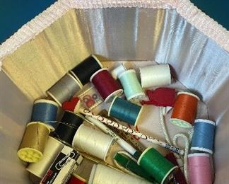 Sewing Box full of supplies. Sewing box full of sewing supplies