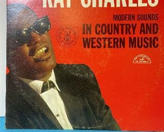 5 - LP Record Albums by Ray Charles - 'In Country And Western Music' - 'Love Country Style' - 'Volumn 4' - 'Something Wonderful ' - 'At The Movies With Ray Charles Singers ' - Great condition.