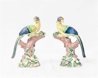 24 PORCELAIN BIRDS BY ANDREA SADEK