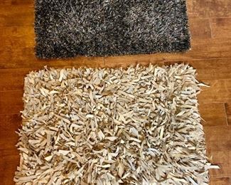 (2) Shag Accent Rugs