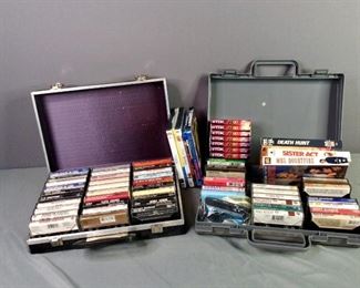 Cassette Tapes, VHS, and DVD's