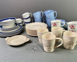 Mix and Match Blue and White Dishes