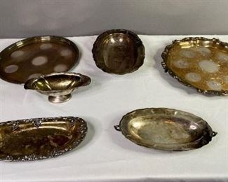 Silver Plated Serving Trays