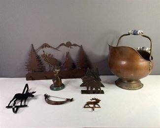 Metal Moose Hangings