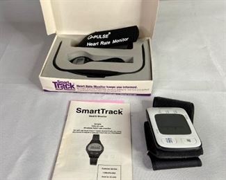 Omron Blood Pressure Monitor and Smart Track Heart Monitor