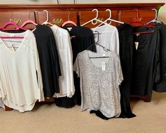 J Jill New With Tags - (6) shirts, (1) dress, (1) vest and more