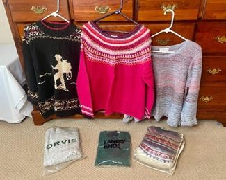 Coldwater Creek, Eddie Bauer, Land's End and Orvis Women's Sweaters