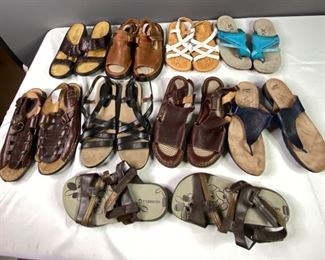 Women's Sandals (9) pairs