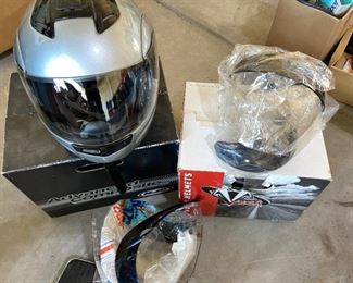 Motorcycle Helmets and parts