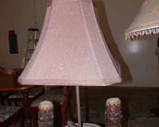 Very unique and unusual antique lamp..