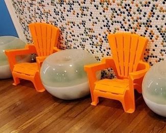 Plastic stools/foot rest/storage bin