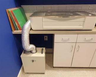 Glowforge Plus 3D laser printer with air filter