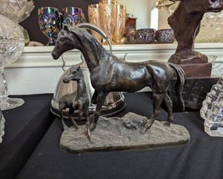 Bronze Horse Figurine