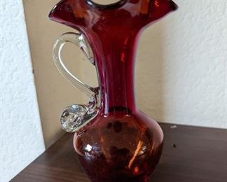 Colored Glass Vase