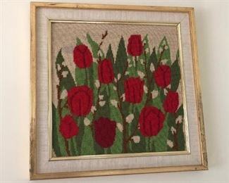 Tulip Needlepoint Picture