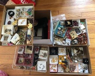 Box Lot of Costume Jewelry
