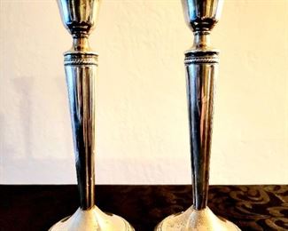 Pair Sterling Candlesticks