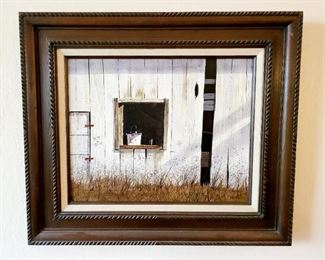 acrylic on canvas "White Washed" 1973 by Gerald Lilly #14