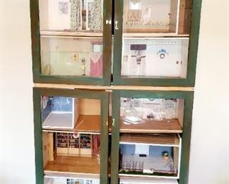 Tall 13 Room Miniatures Condo Cabinet!  
***FREE 'TIL THREE***
bring another set of hands and TAKE ME AWAY!