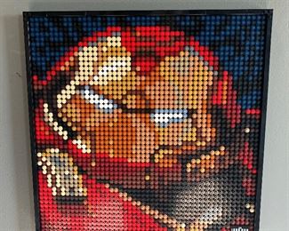 Justice league hanging artwork