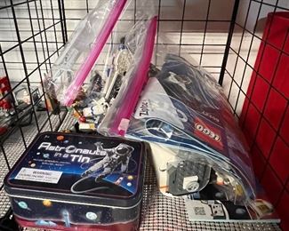 Planetarium in a tin and Lego kits