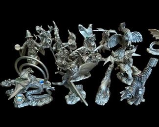 Dragon and Mythical Pewter