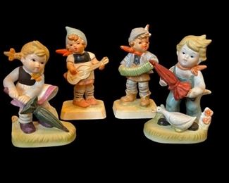 Hummel Look Alikes Ceramic Figures