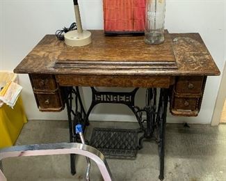 Antique sewing table 