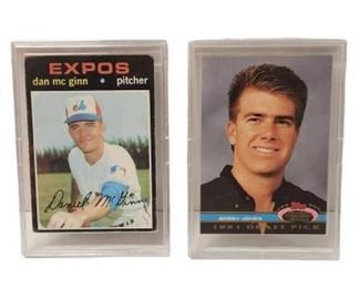 Baseball Cards in Cases