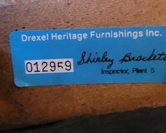 Drexel Heritage Furnishings Inc Dining furniture