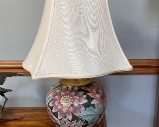 Cloisonne lamp