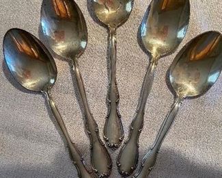Towle Fontana sterling silver serving spoons, sold separately, no monograms