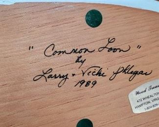 "Common Loon" by Larry and Vicki Phlegar, 1989