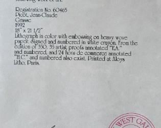 #1 "Grasse" by Jean-Claude Picot COA