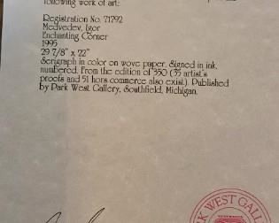 #3 COA for "Enchanting Garden"