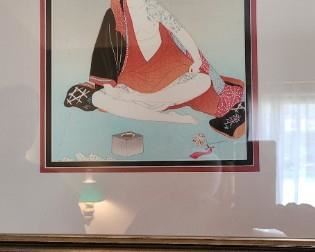 #9 The story of Kikunosuke, one of the Famous Five Robbers, Japanese wood block art print