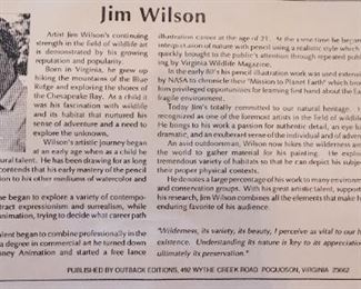#17 Jim Wilson wildlife artist