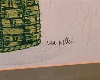 #18 Artist Ida Pellei signature