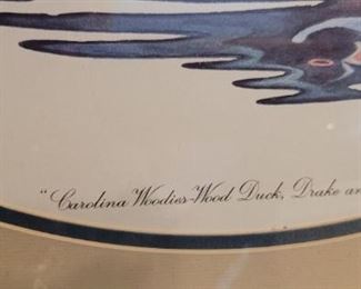 #22 "Carolina Woodies-Wood Duck, Drake, and Hen" #745/750 by Wm Redd Taylor artist from Poquoson