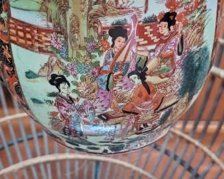 Vintage Koi Bowl Planter