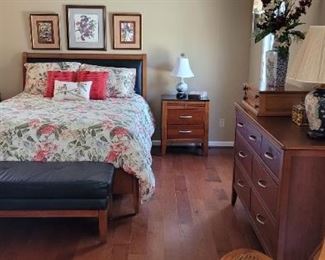 Lovely Master Bedroom with Bassett 5th Avenue furniture