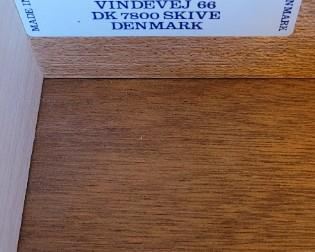 Mid-Century-Modern desk made in Denmark, label inside desk, purchased as Scan Co-op in DC