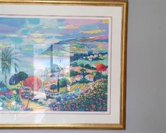 #4 Jean-Claude Picot "Champ de Fleurs a Theole" 27 1/4"x34 5/8"